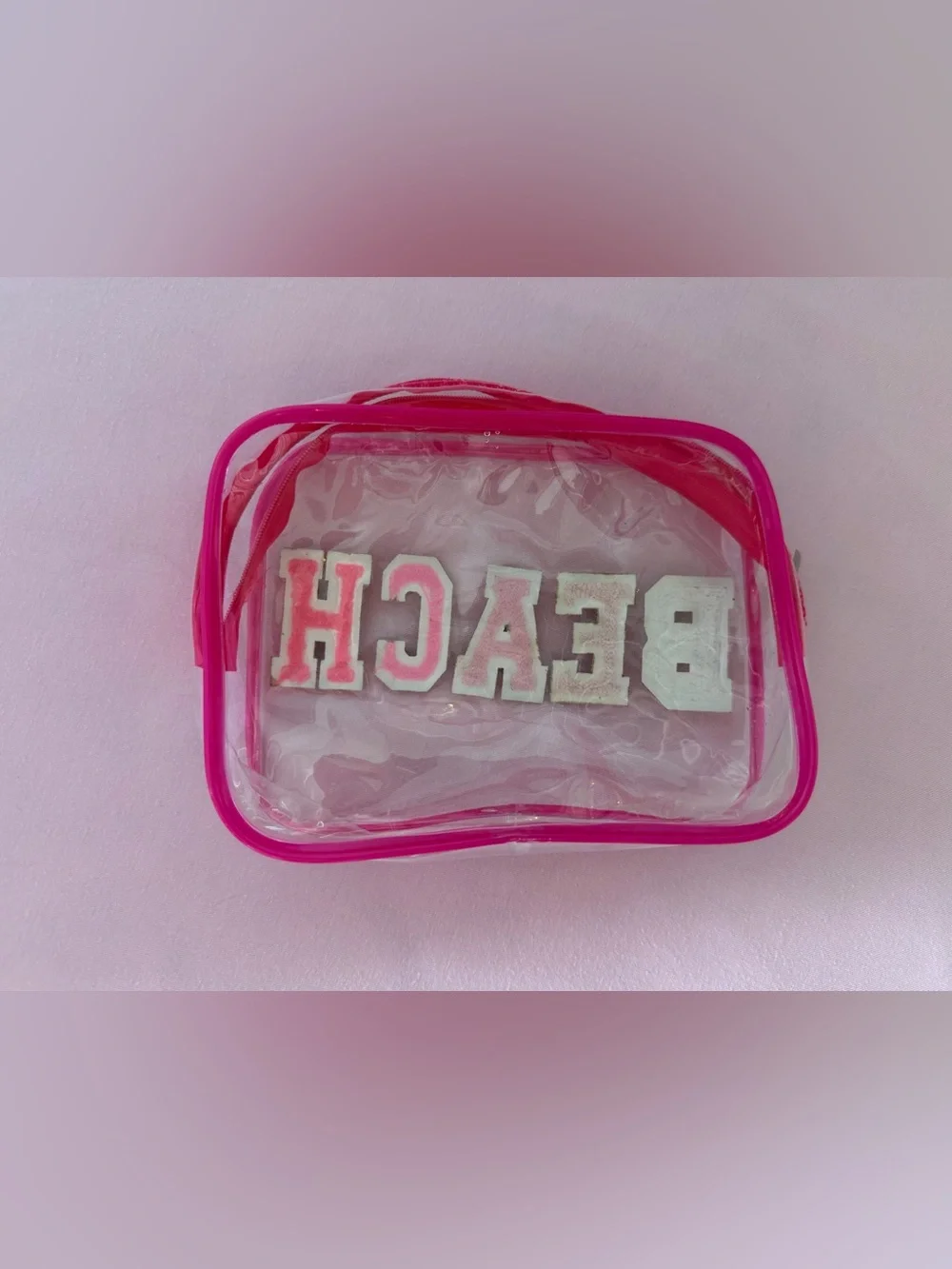 Clear Plastic Summer Beach Bag